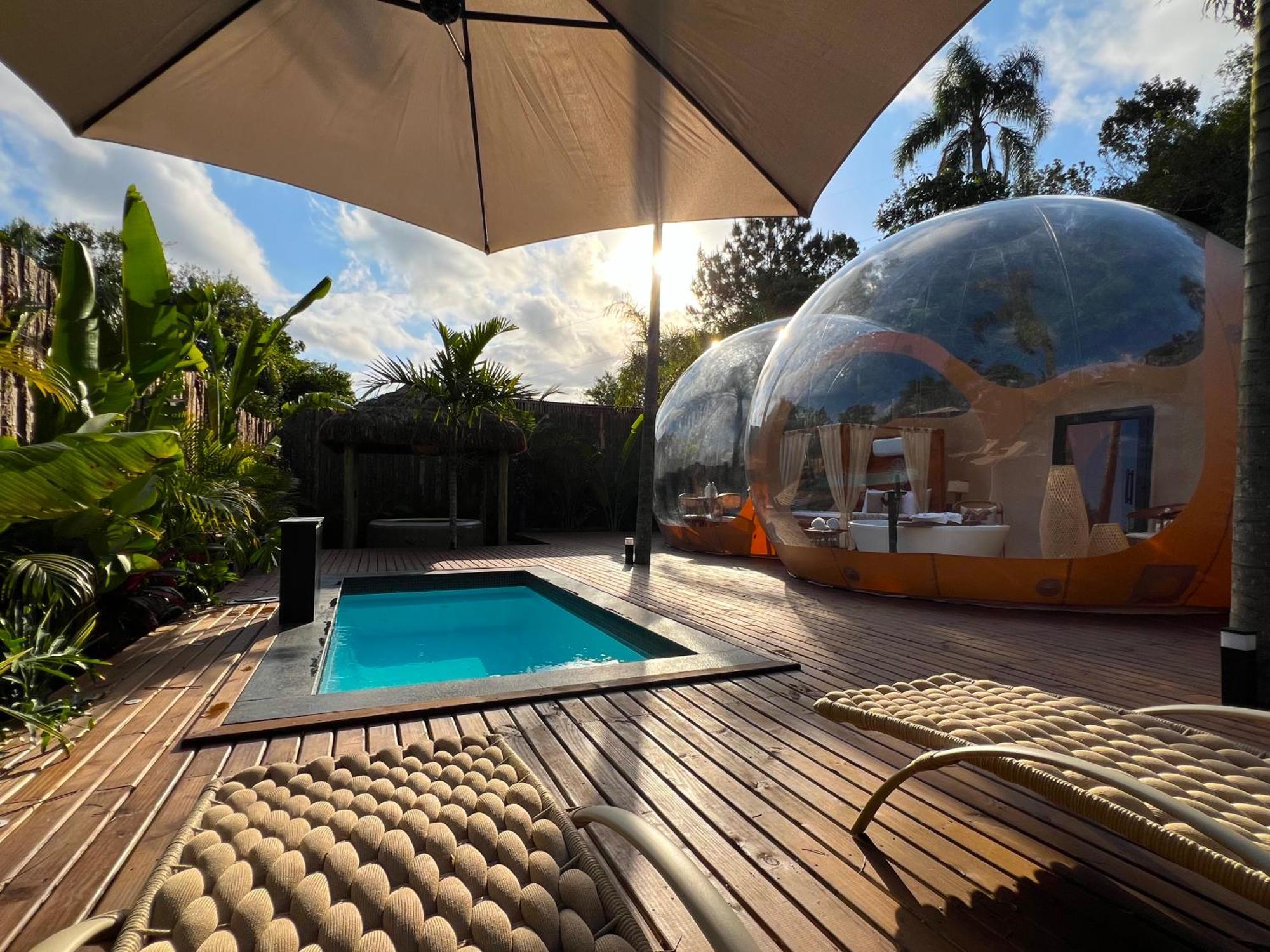 Zion Bubble Glamping Hotell Florianópolis Eksteriør bilde