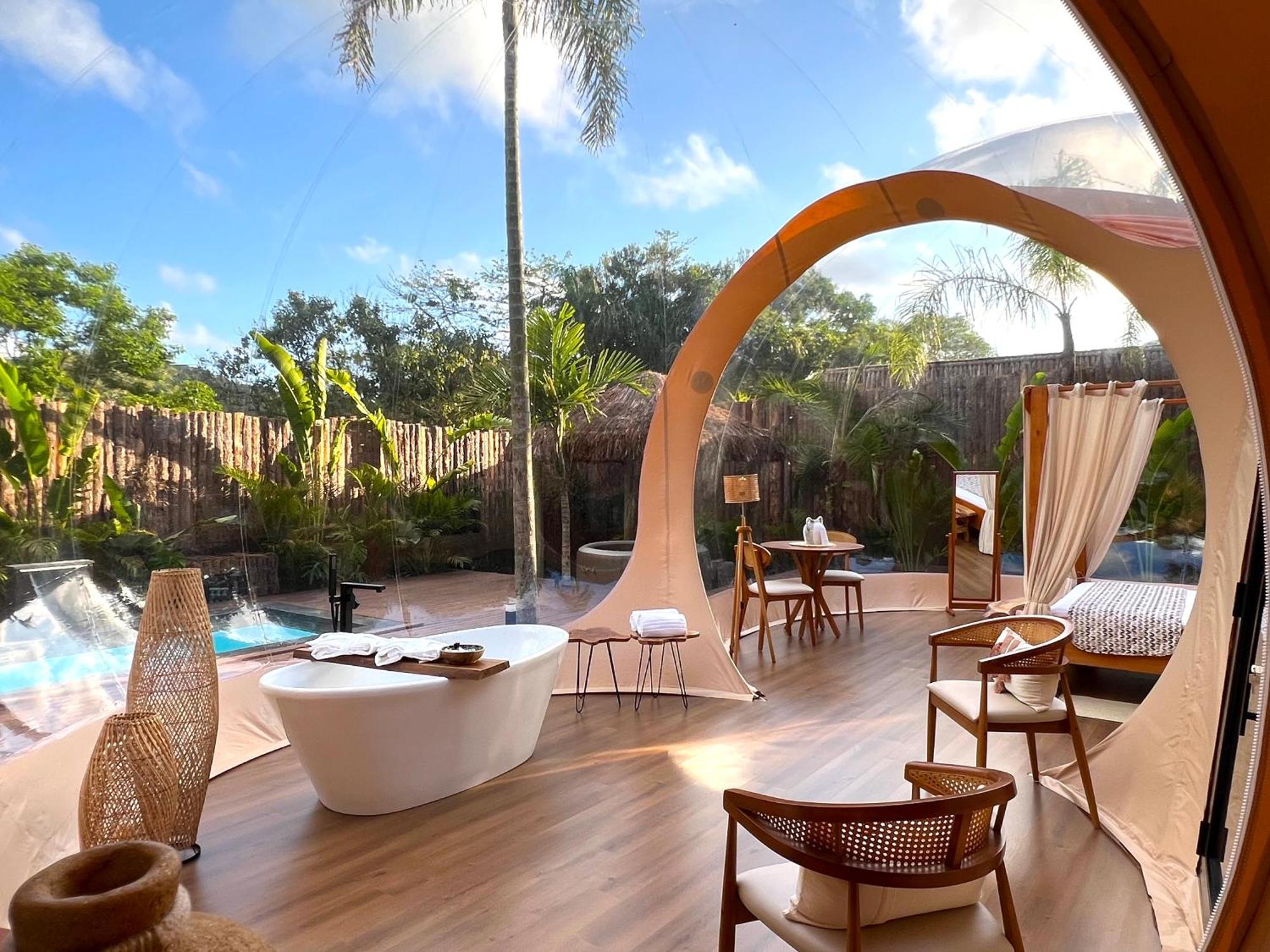 Zion Bubble Glamping Hotell Florianópolis Eksteriør bilde