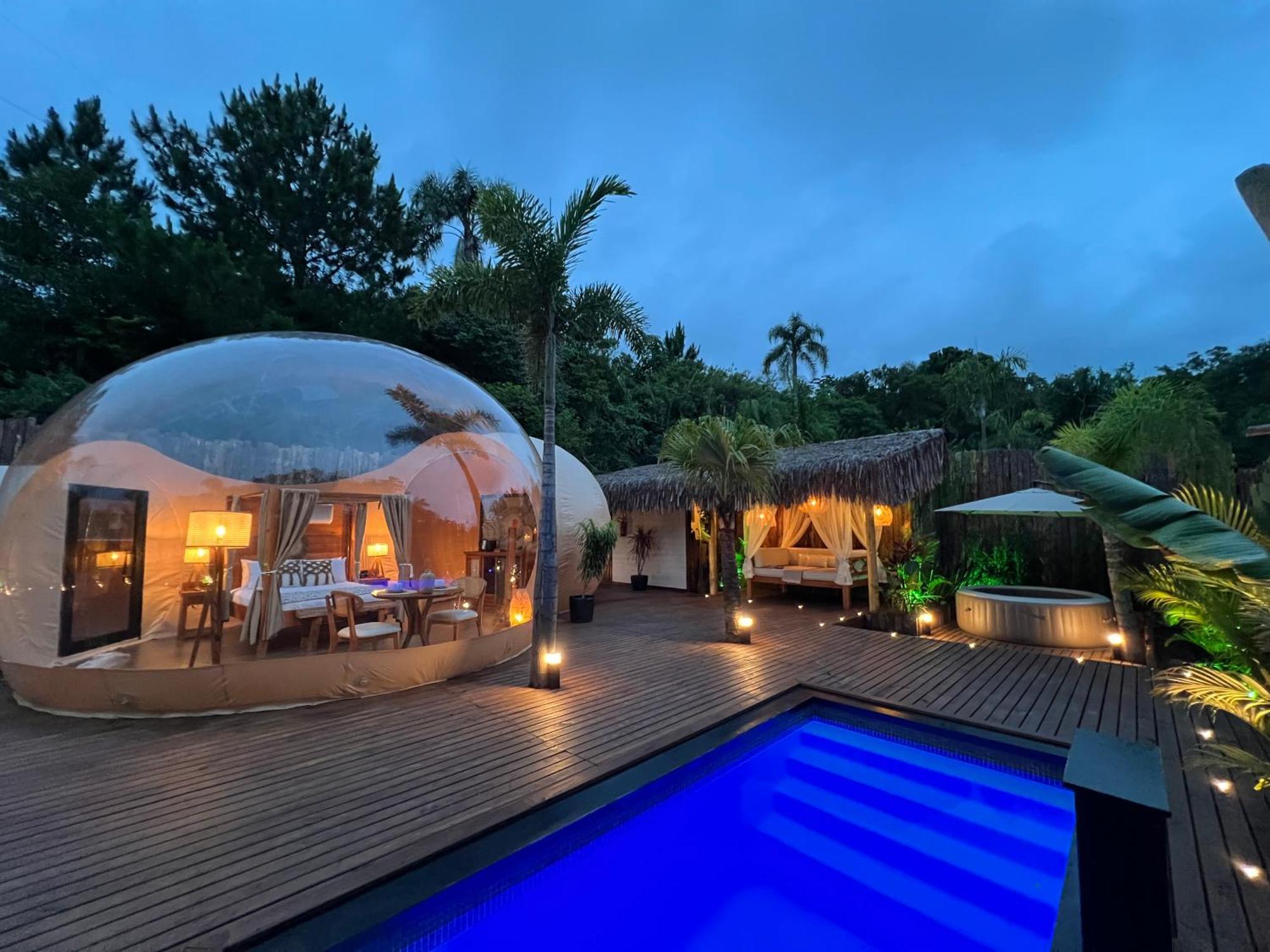 Zion Bubble Glamping Hotell Florianópolis Eksteriør bilde