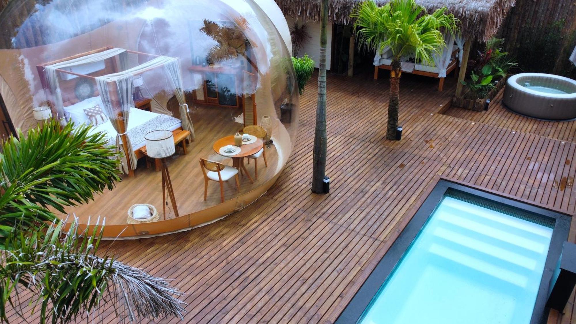 Zion Bubble Glamping Hotell Florianópolis Eksteriør bilde